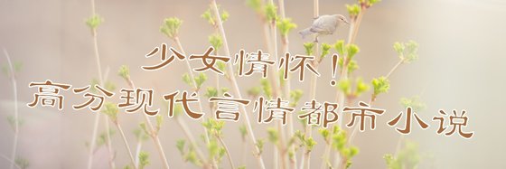 少女情懷！高分現代言情都市小說